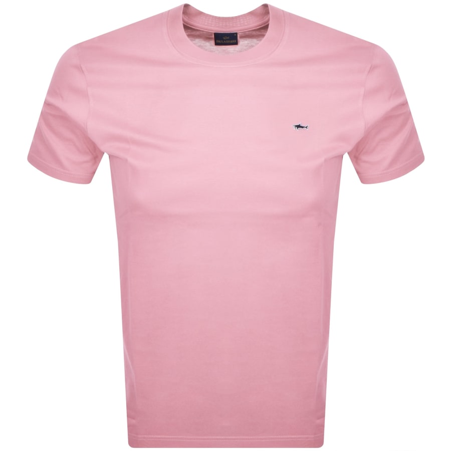 Image number 1 for Paul And Shark Logo T Shirt Pink