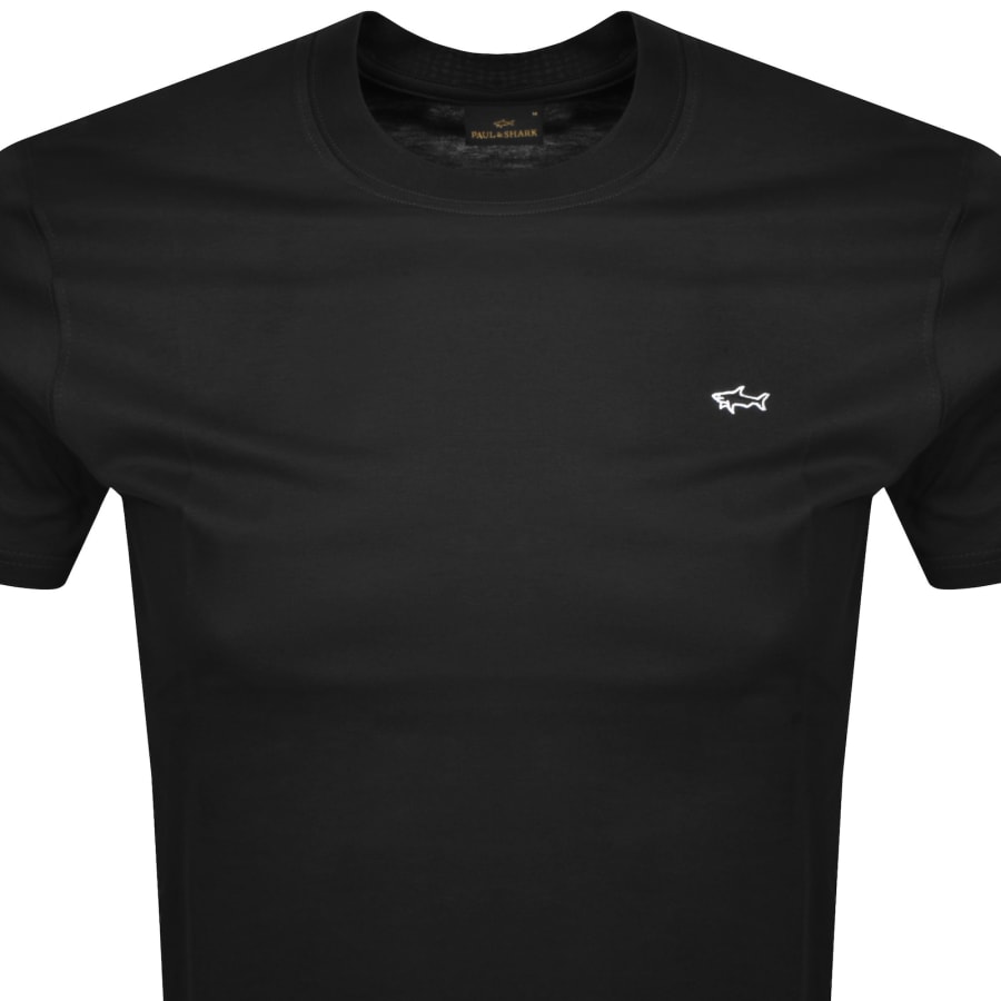 Image number 2 for Paul And Shark Logo T Shirt Black