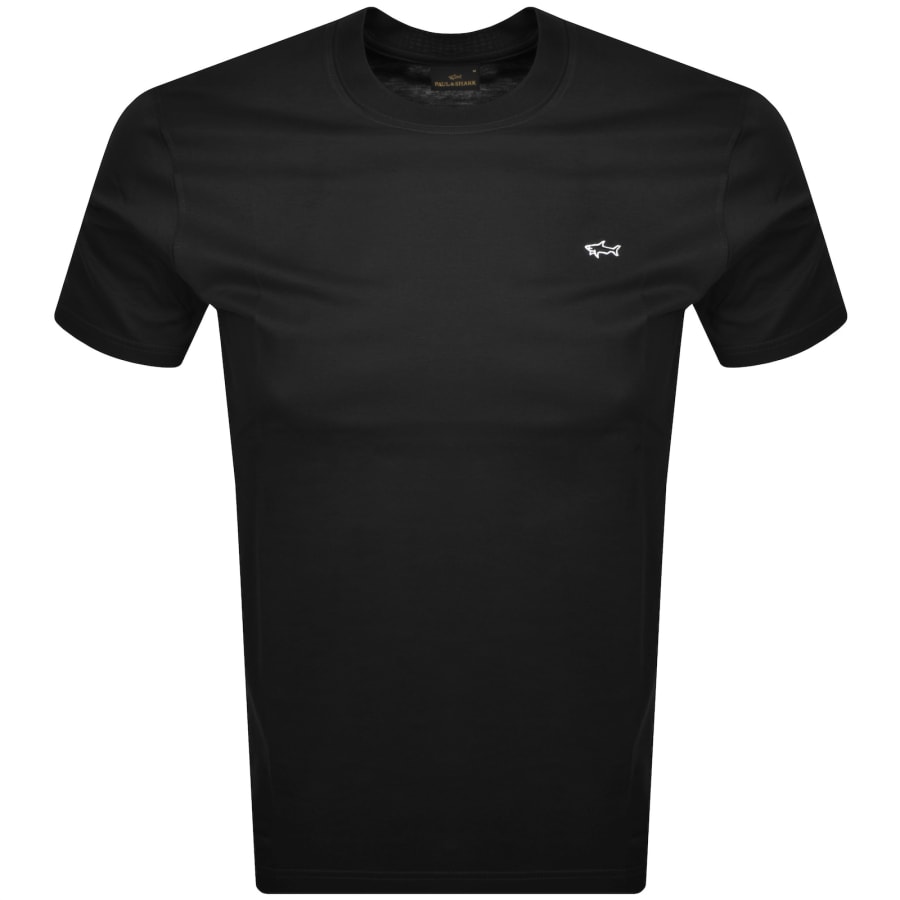Image number 1 for Paul And Shark Logo T Shirt Black
