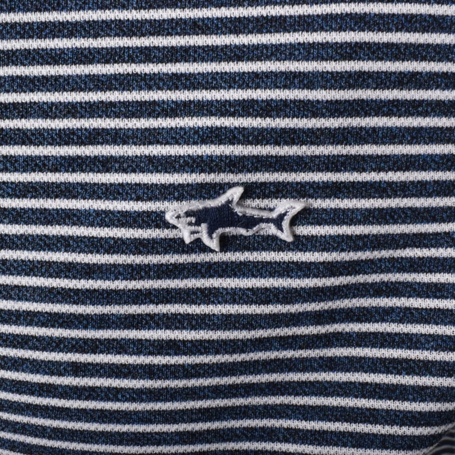 Image number 3 for Paul And Shark Logo Polo T Shirt Navy