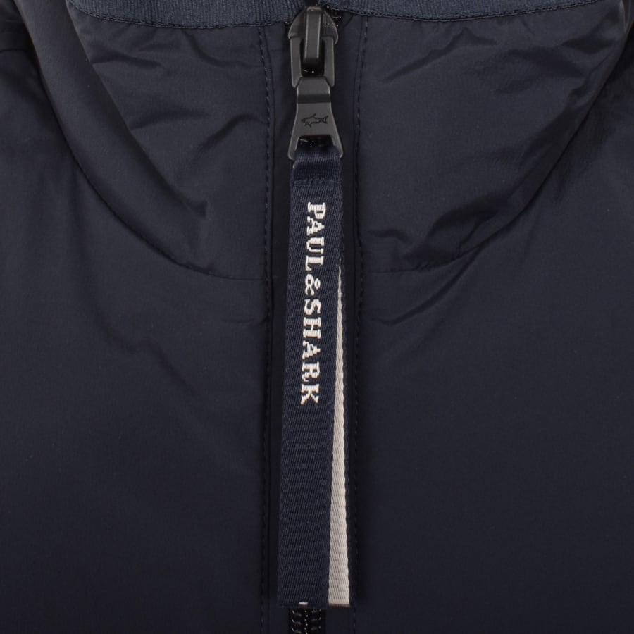 Image number 4 for Paul And Shark Light Stretch Gilet Navy