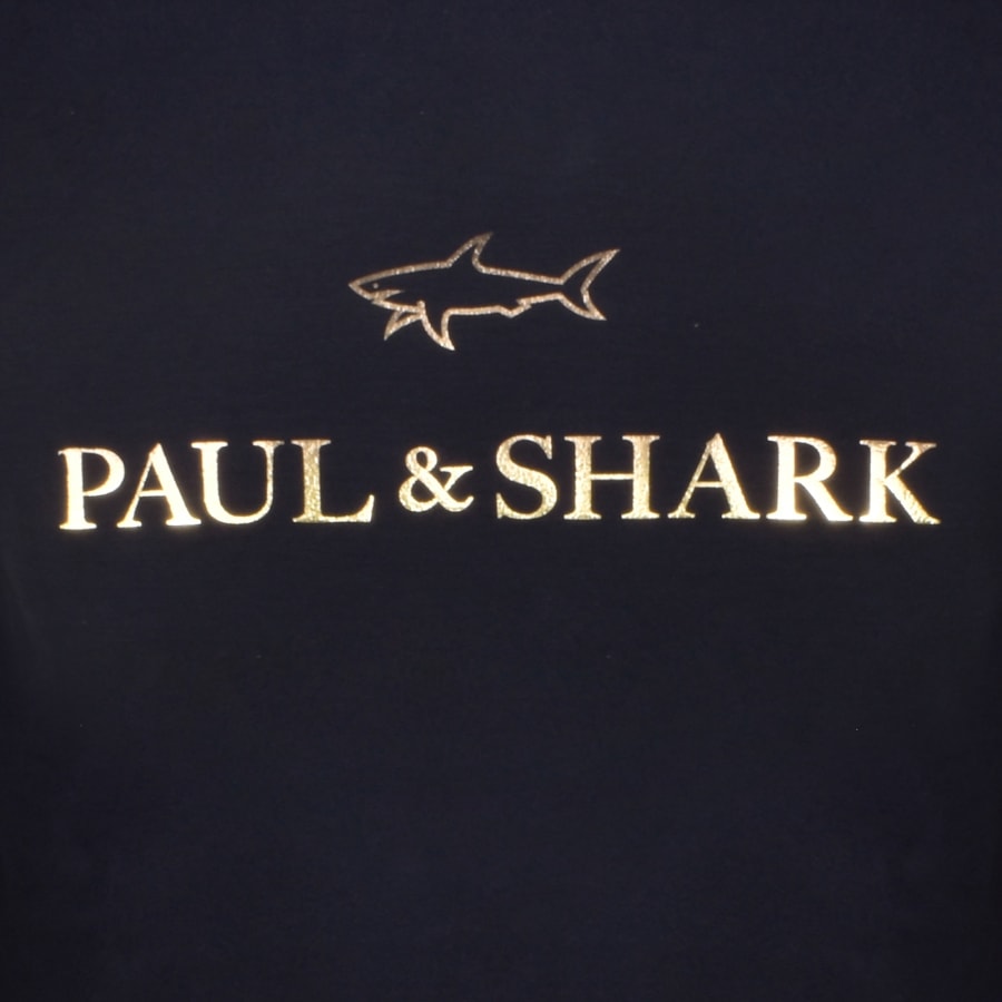 Image number 3 for Paul And Shark Logo Sweatshirt Navy