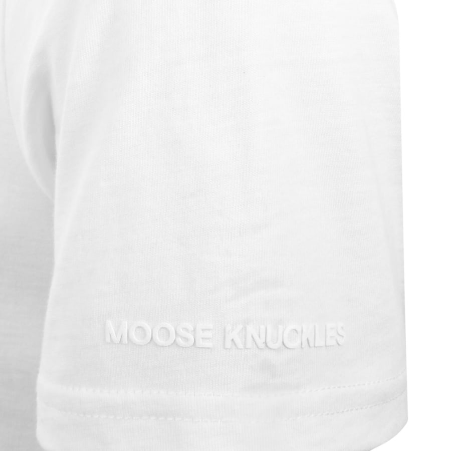 Image number 4 for Moose Knuckles Off Island T Shirt White