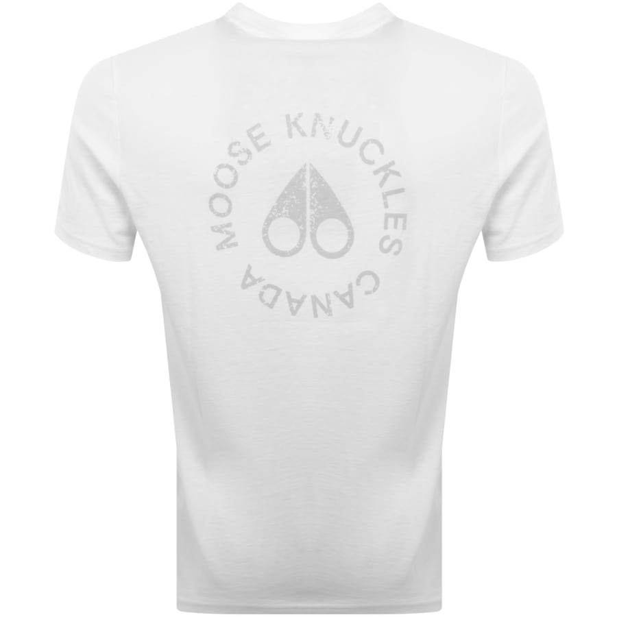 Image number 5 for Moose Knuckles Off Island T Shirt White