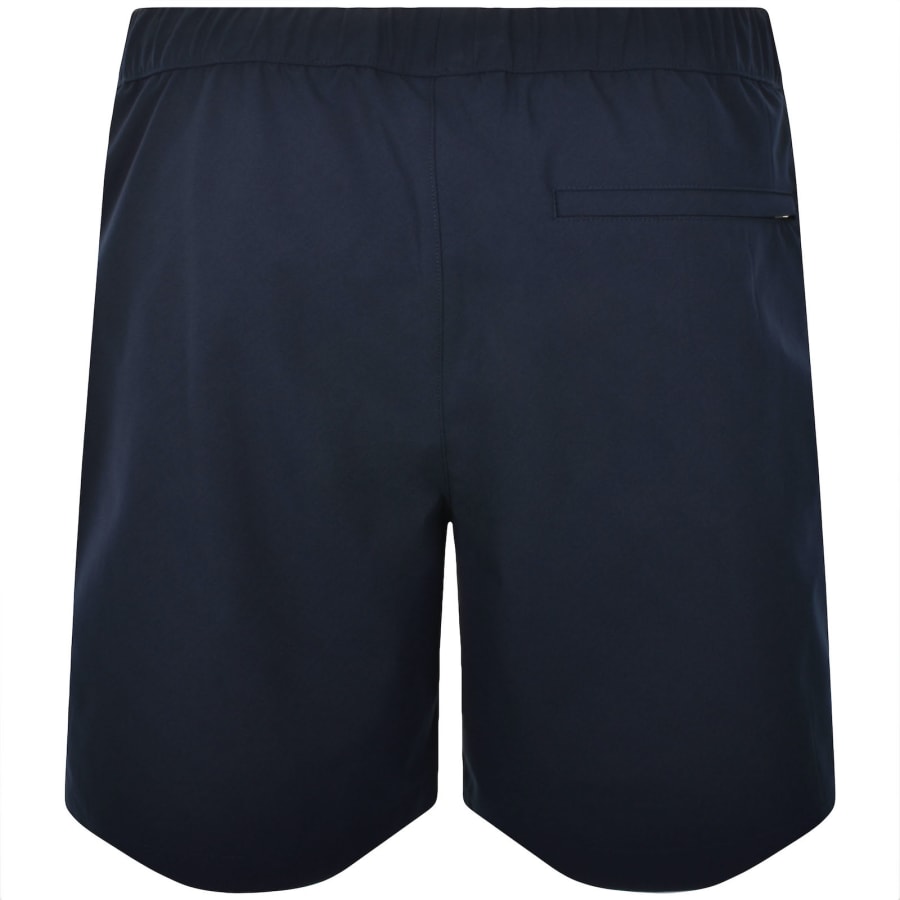 Image number 2 for Moose Knuckles Logo Swim Shorts Navy