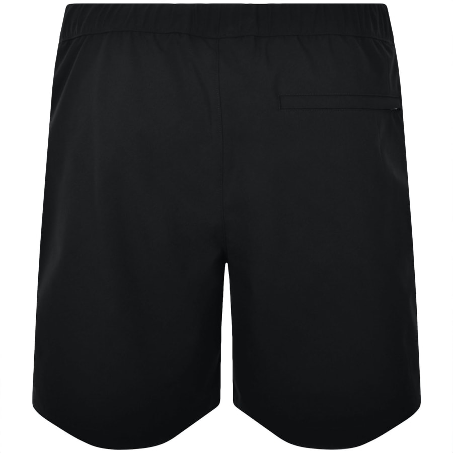 Image number 2 for Moose Knuckles Logo Swim Shorts Black