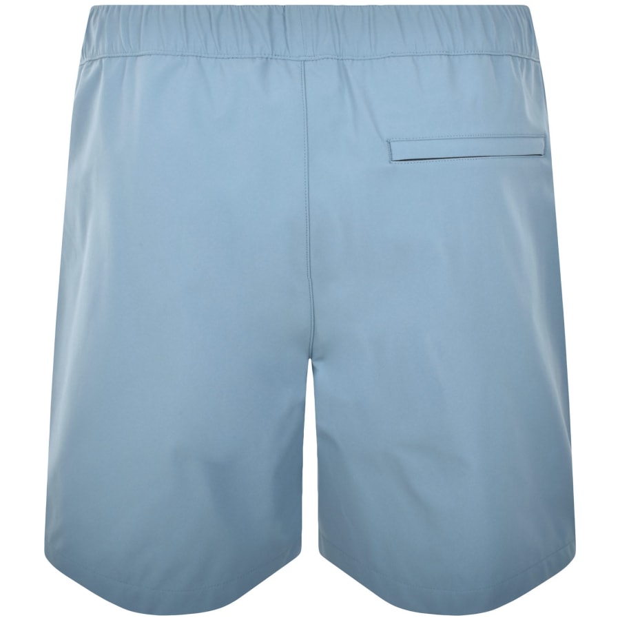 Image number 2 for Moose Knuckles Logo Swim Shorts Blue
