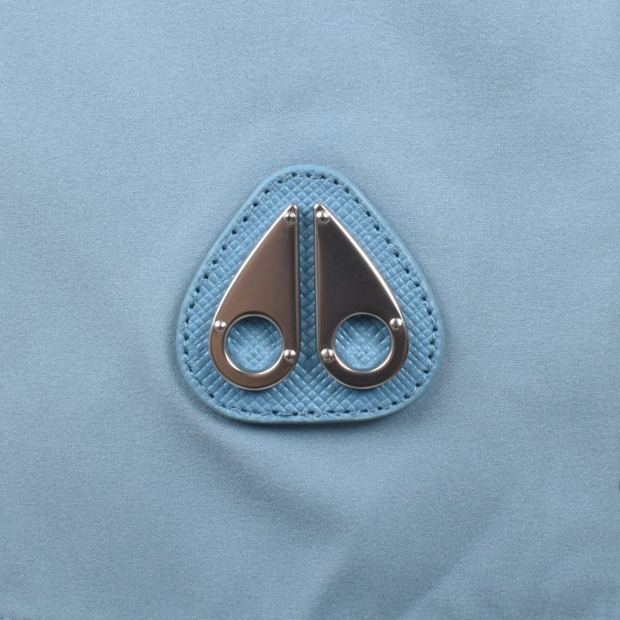 Image number 3 for Moose Knuckles Logo Swim Shorts Blue
