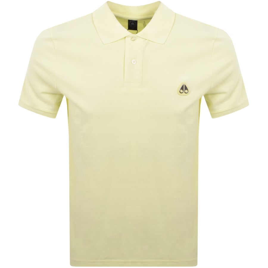 Image number 1 for Moose Knuckles Everett Polo T Shirt Yellow