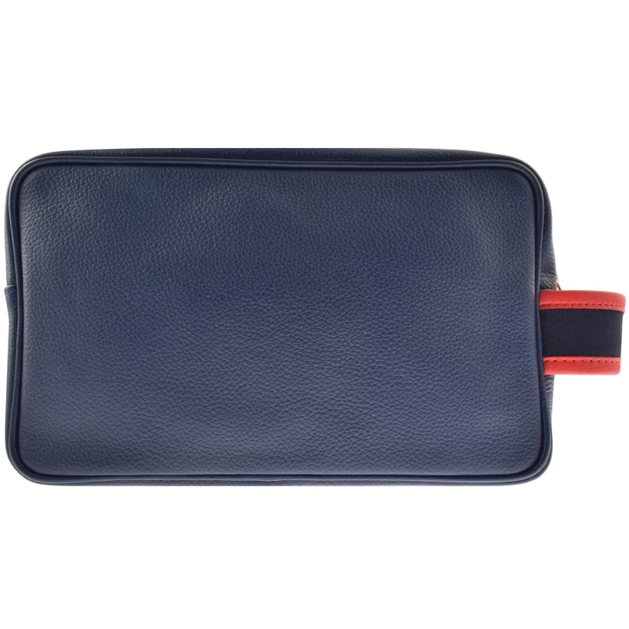 Image number 2 for DSQUARED2 Leather Wash Bag Navy