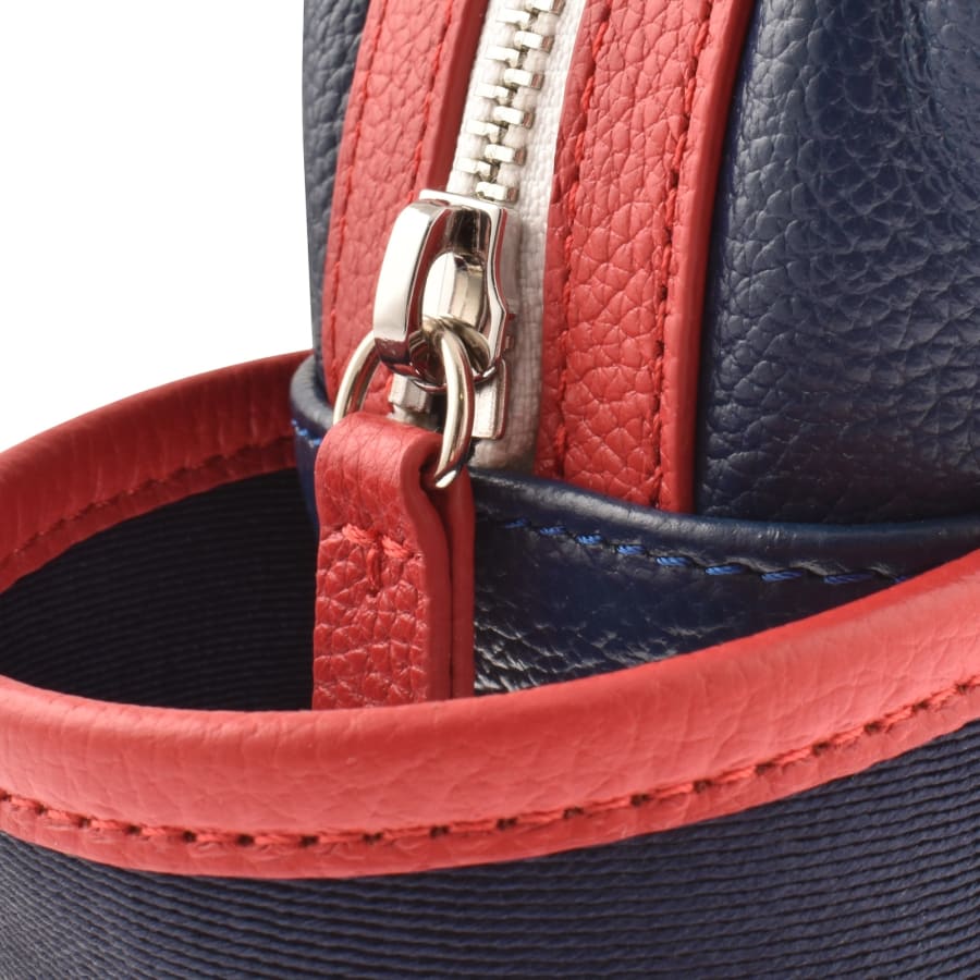 Image number 4 for DSQUARED2 Leather Wash Bag Navy