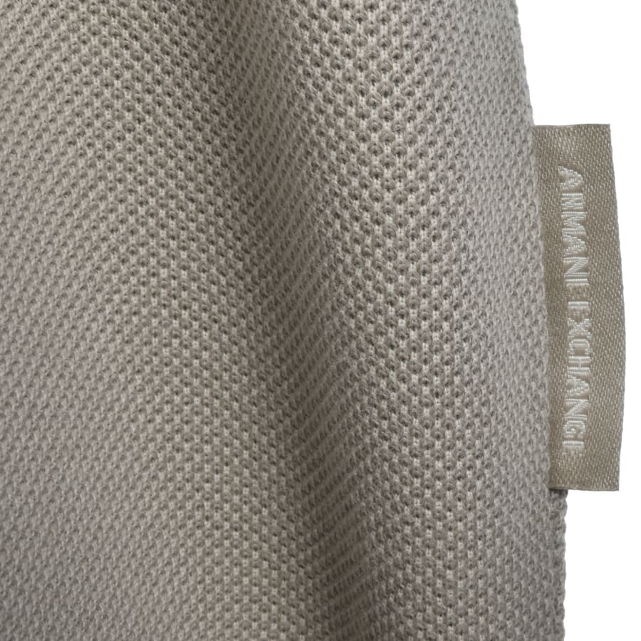 Image number 4 for Armani Exchange Logo Polo T Shirt Ashley Beige