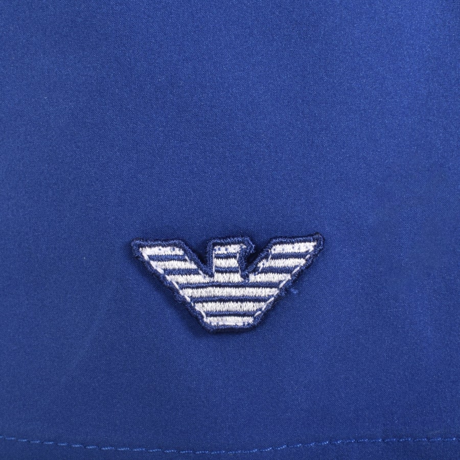 Image number 3 for Emporio Armani Logo Swim Shorts Blue