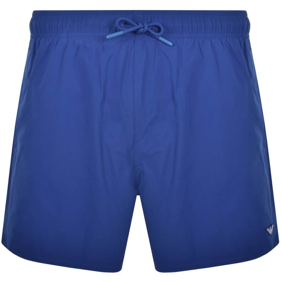 Image number 1 for Emporio Armani Logo Swim Shorts Blue