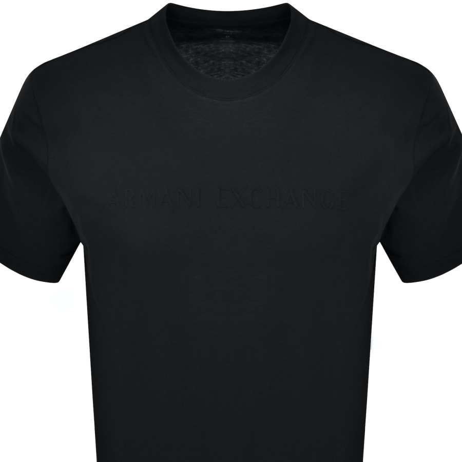 Image number 2 for Armani Exchange Short Sleeved T Shirt Black
