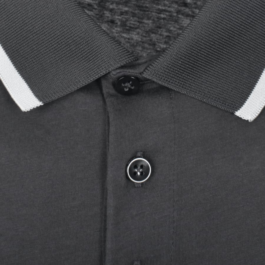Image number 4 for EA7 Emporio Armani Tipped Polo Grey