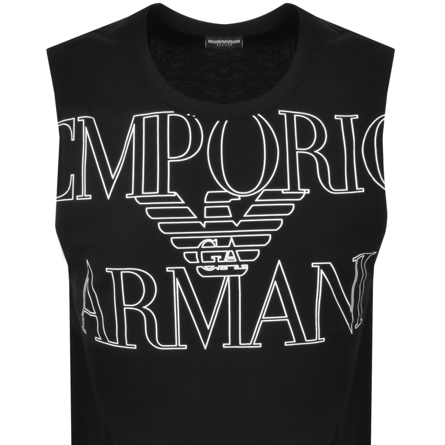 Image number 2 for Emporio Armani Logo Vest Black