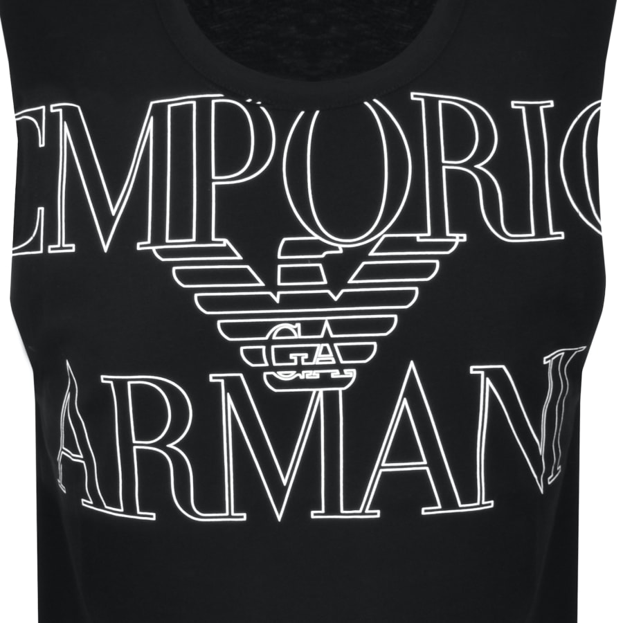 Image number 3 for Emporio Armani Logo Vest Black