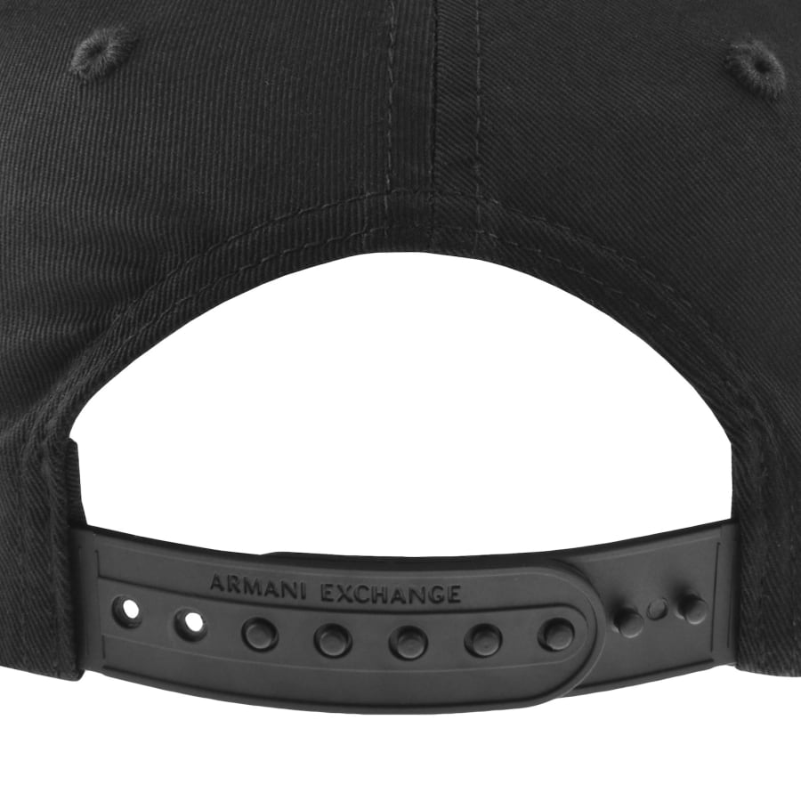 Image number 3 for Armani Exchange Logo Baseball Cap Black