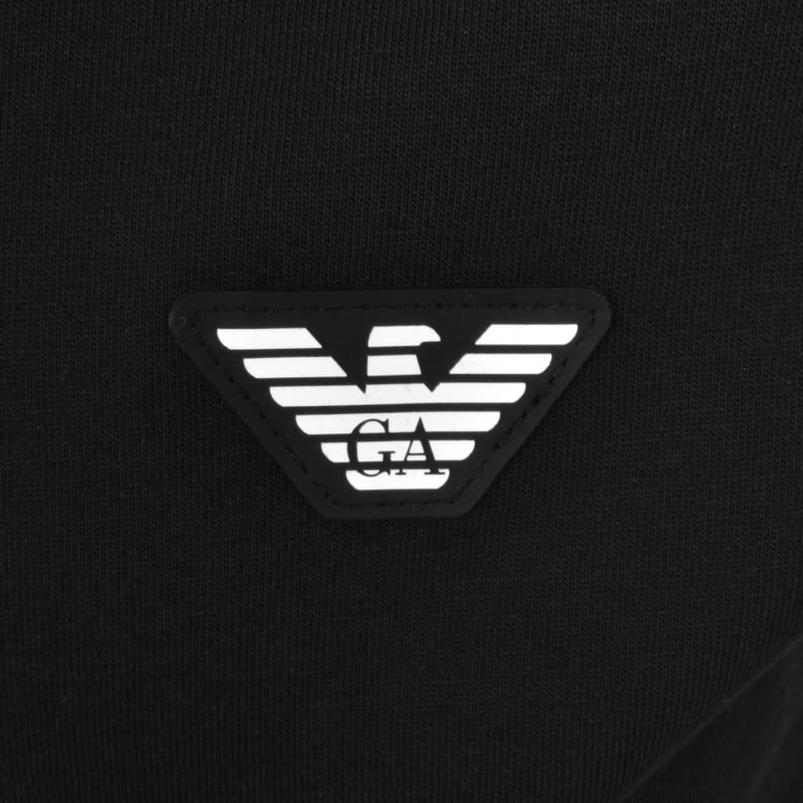 Image number 3 for Emporio Armani Short Sleeve Logo T Shirt Black