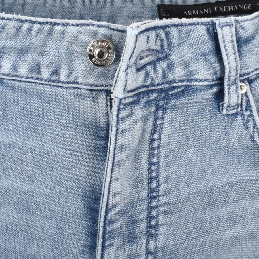 Image number 5 for Armani Exchange J13 Slim Fit Jeans Blue