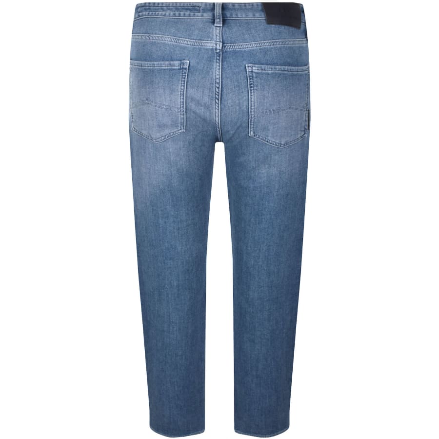 Image number 3 for Armani Exchange J13 Slim Fit Jeans Blue