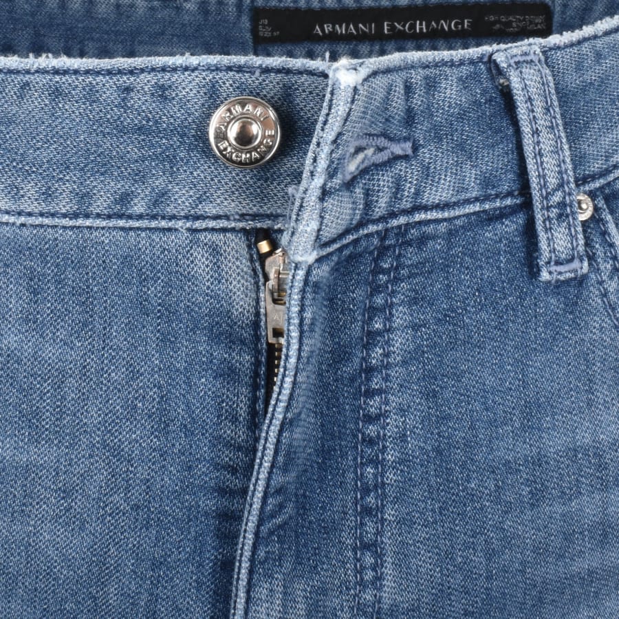 Image number 5 for Armani Exchange J13 Slim Fit Jeans Blue