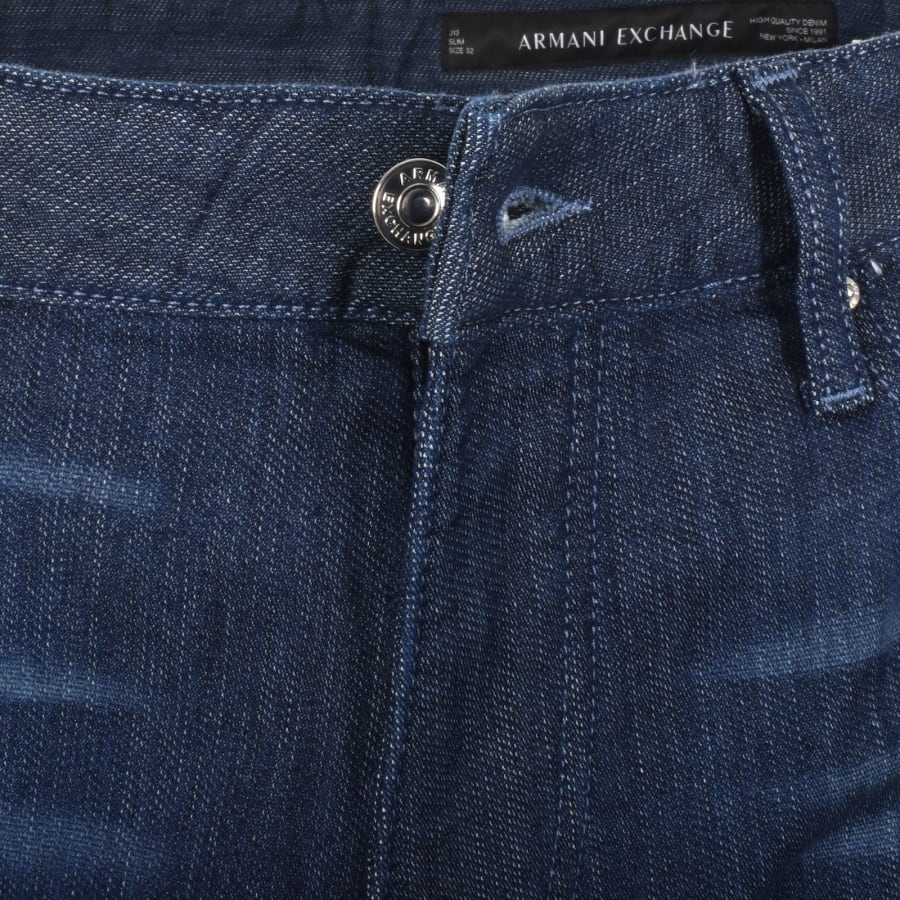 Image number 5 for Armani Exchange J13 Slim Fit Jeans Blue