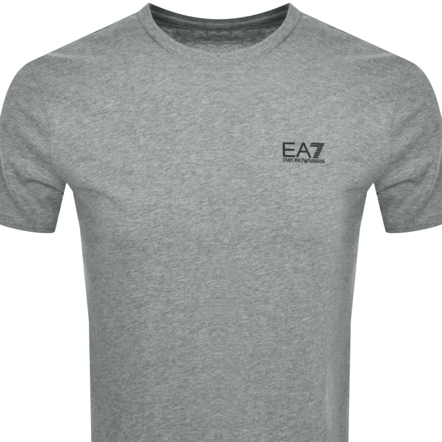 Image number 2 for EA7 Emporio Armani Logo T Shirt Grey