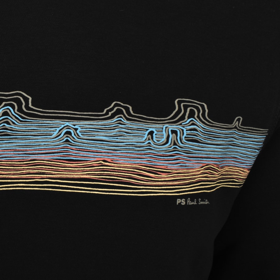 Image number 3 for Paul Smith Desert Stripe Sweatshirt Black