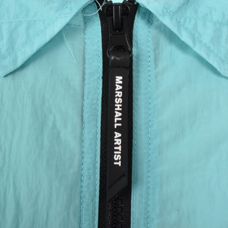 Image number 5 for Marshall Artist Carico Overshirt Aqua Blue