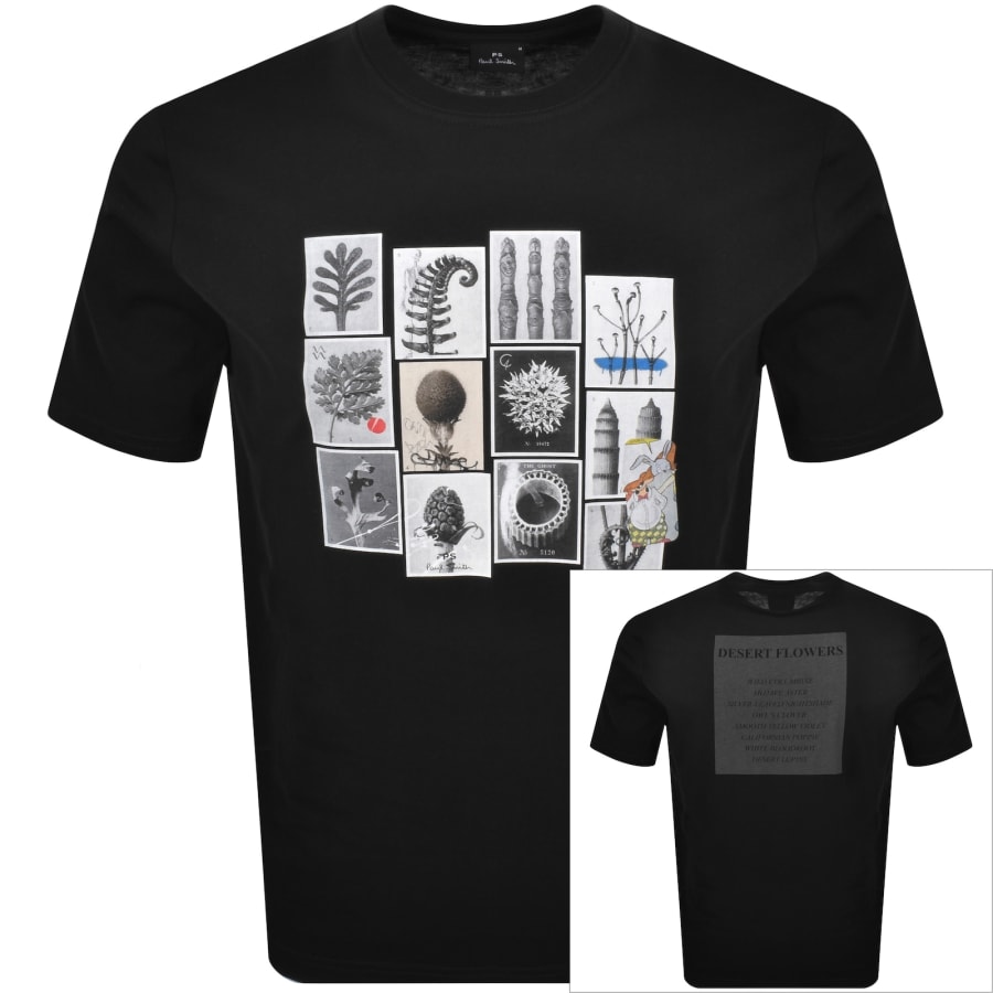 Image number 1 for Paul Smith Desert Flowers T Shirt Black