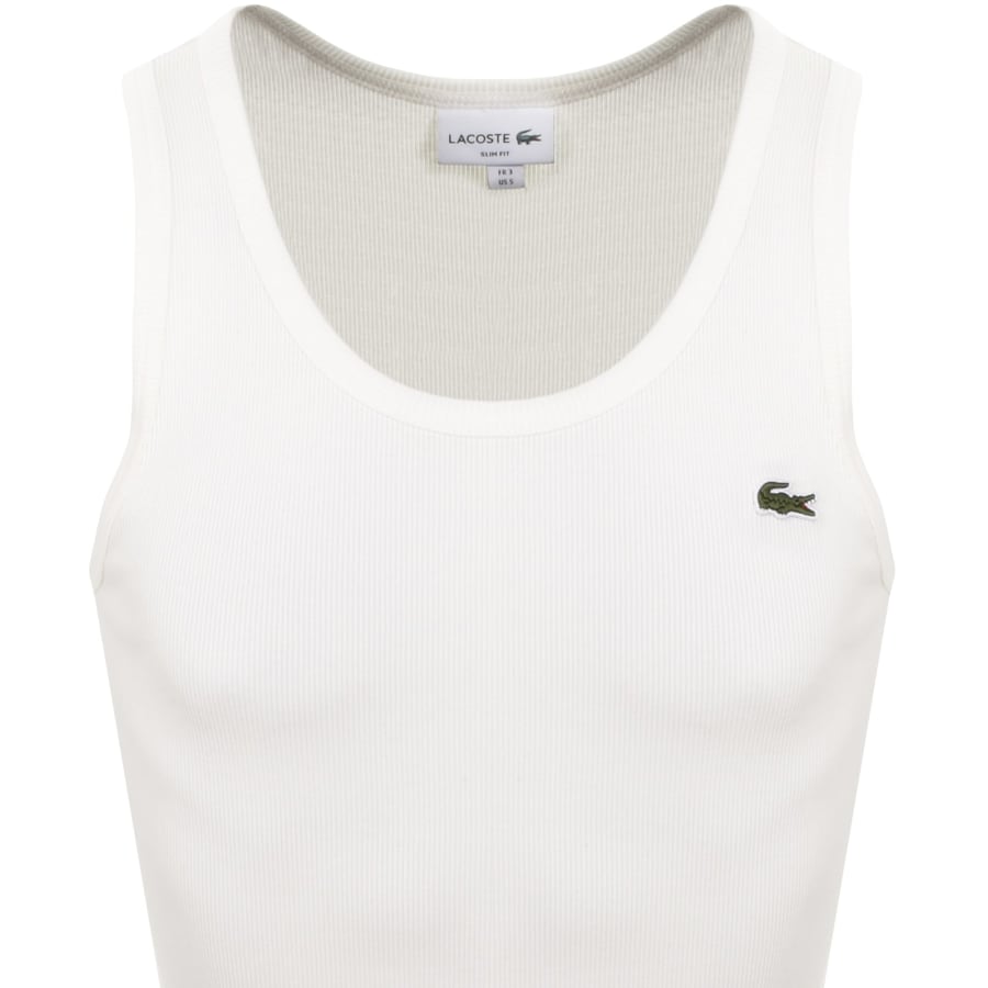 Image number 2 for Lacoste Slim Fit Vest White