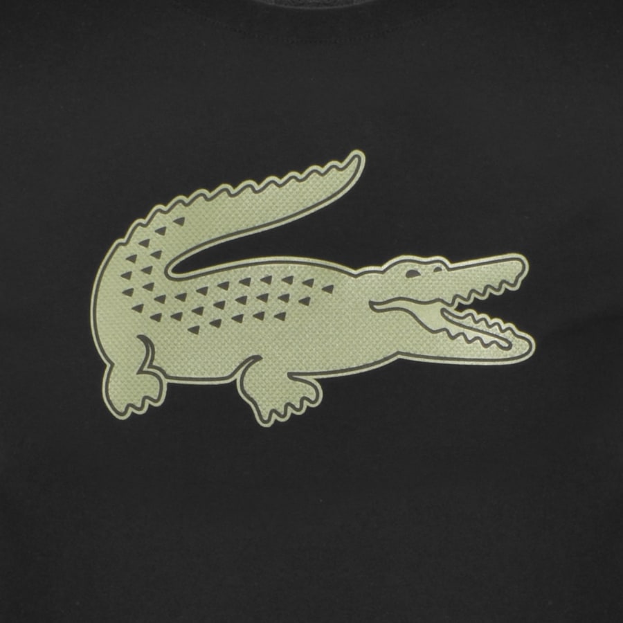 Image number 3 for Lacoste Sport Crew Neck T Shirt Black