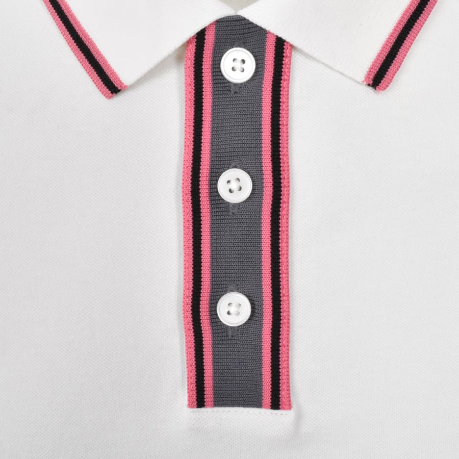 Image number 3 for Paul Smith Logo Polo T Shirt White