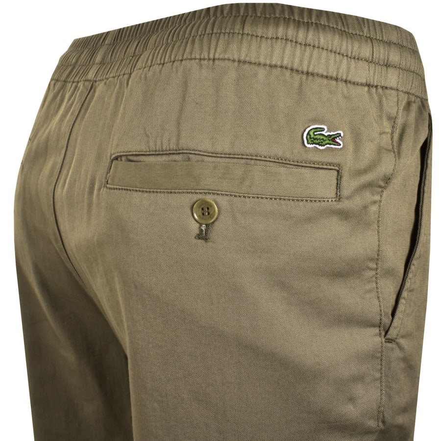 Image number 4 for Lacoste Regular Fit Joggers Khaki Green