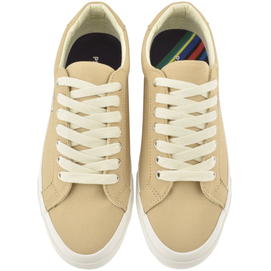 Image number 3 for Paul Smith Amos Trainers Beige
