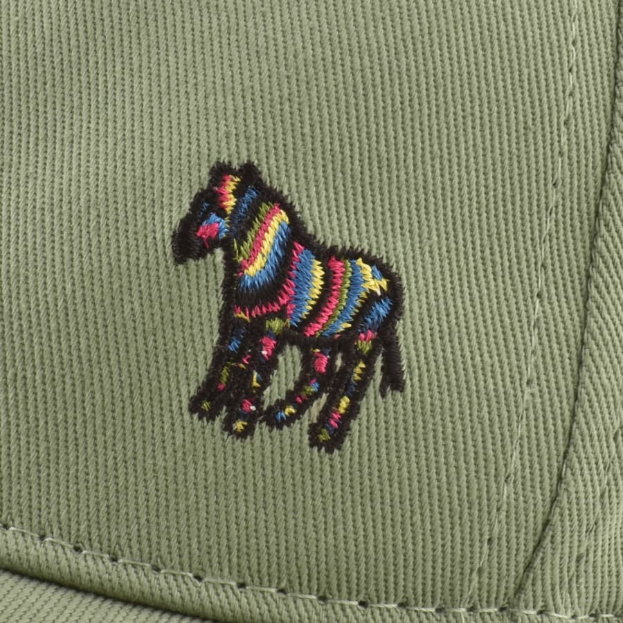 Image number 4 for Paul Smith Zebra Baseball Cap Green