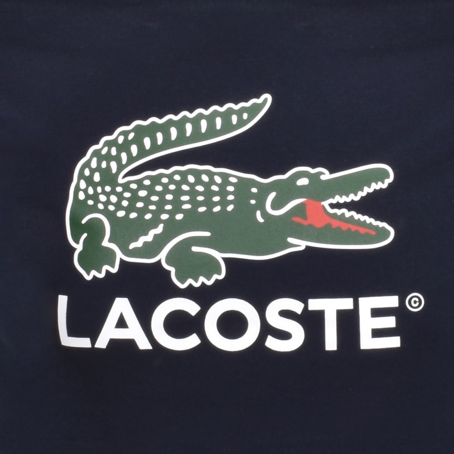 Image number 3 for Lacoste Logo T Shirt Navy