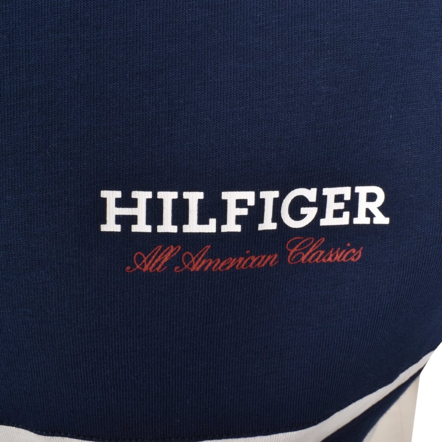 Image number 3 for Tommy Hilfiger Logo Monotype T Shirt Blue