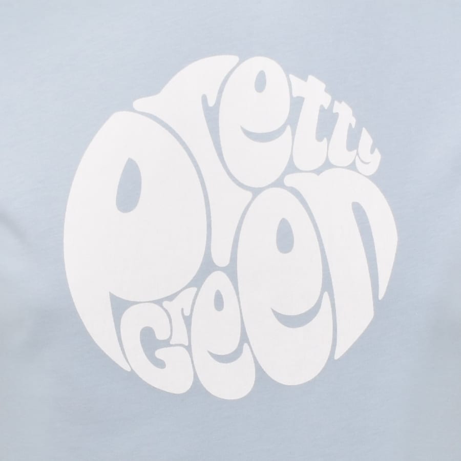 Image number 3 for Pretty Green Gillespie Logo T Shirt Blue