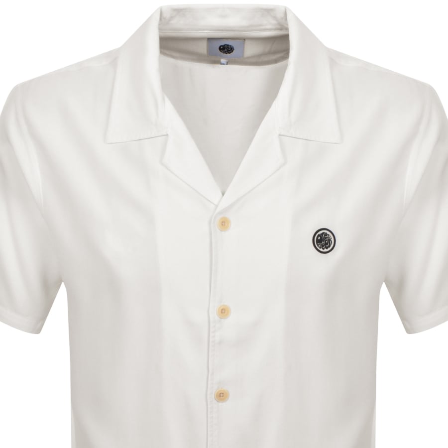 Image number 2 for Pretty Green Islington Short Sleeved Shirt White