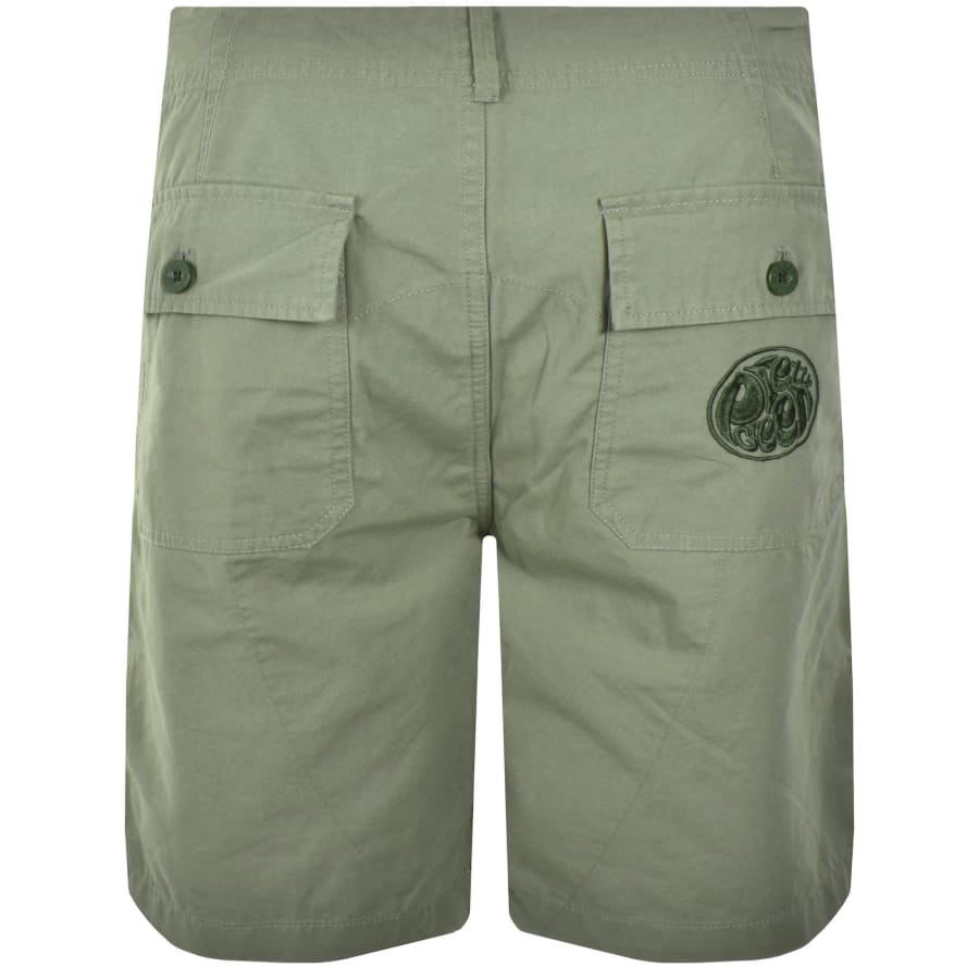 Image number 3 for Pretty Green Brentwood Cargo Shorts Green