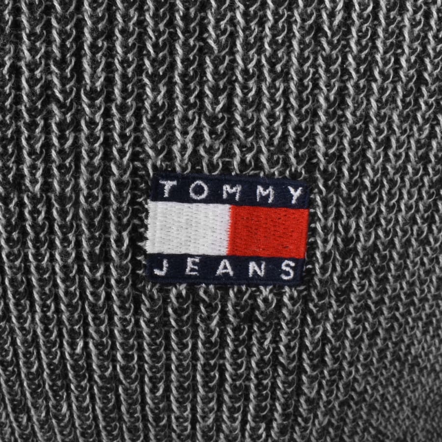 Image number 3 for Tommy Jeans Logo Badge Sweater Black