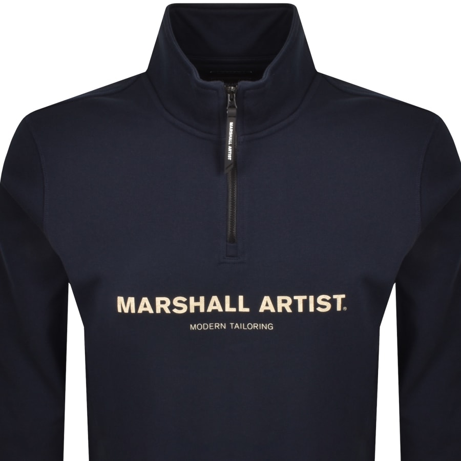 Image number 2 for Marshall Artist Coastal Erosion Quarter Zip Sweats