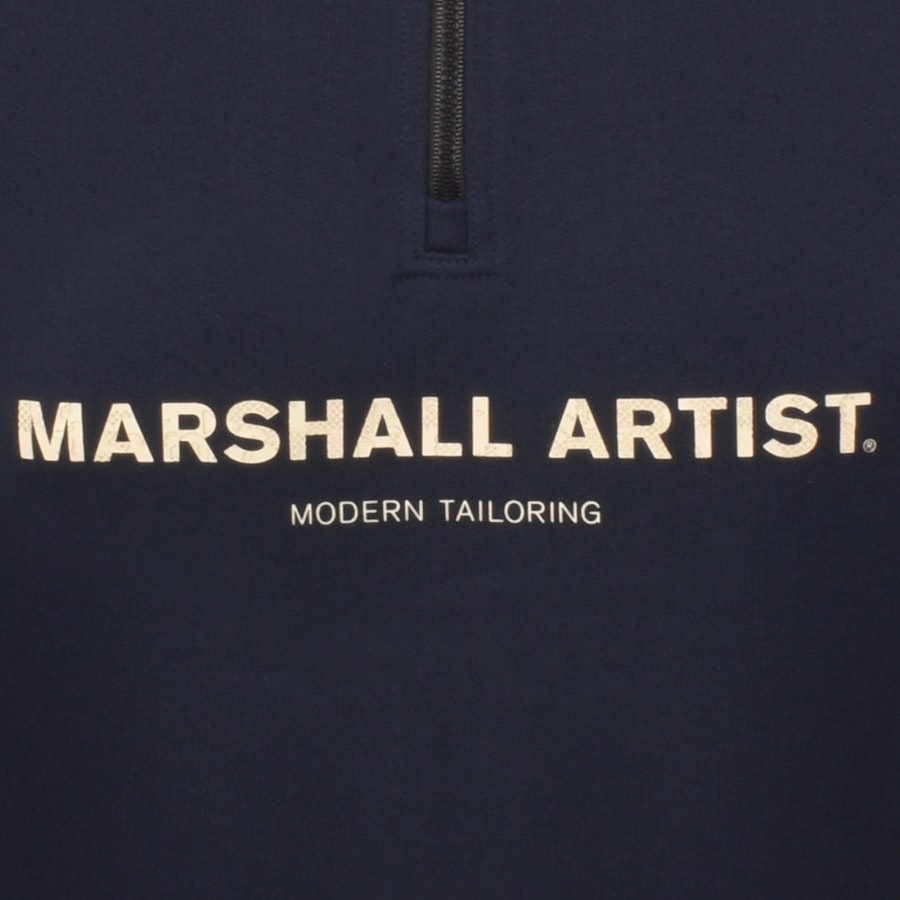 Image number 3 for Marshall Artist Coastal Erosion Quarter Zip Sweats