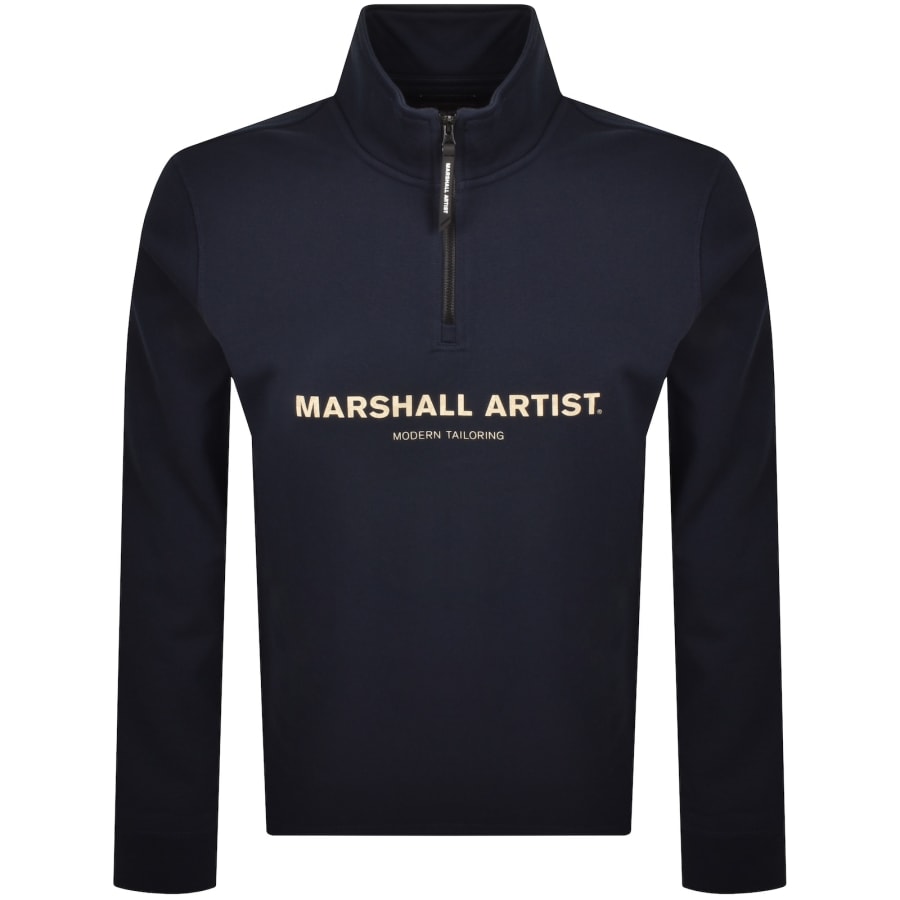 Image number 1 for Marshall Artist Coastal Erosion Quarter Zip Sweats