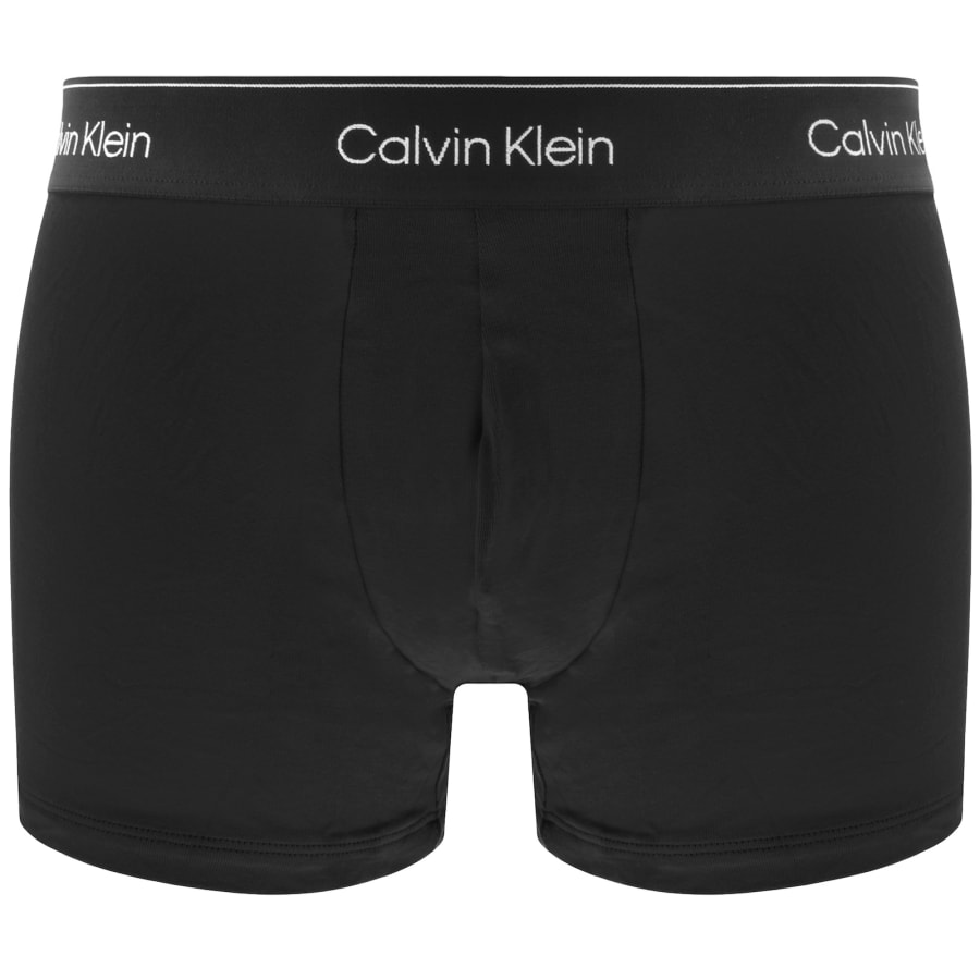 Image number 2 for Calvin Klein Underwear 5 Pack Trunks Black
