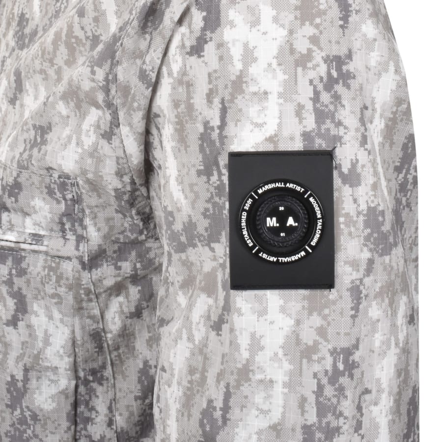 Image number 3 for Marshall Artist Camo Erosion Overshirt Green