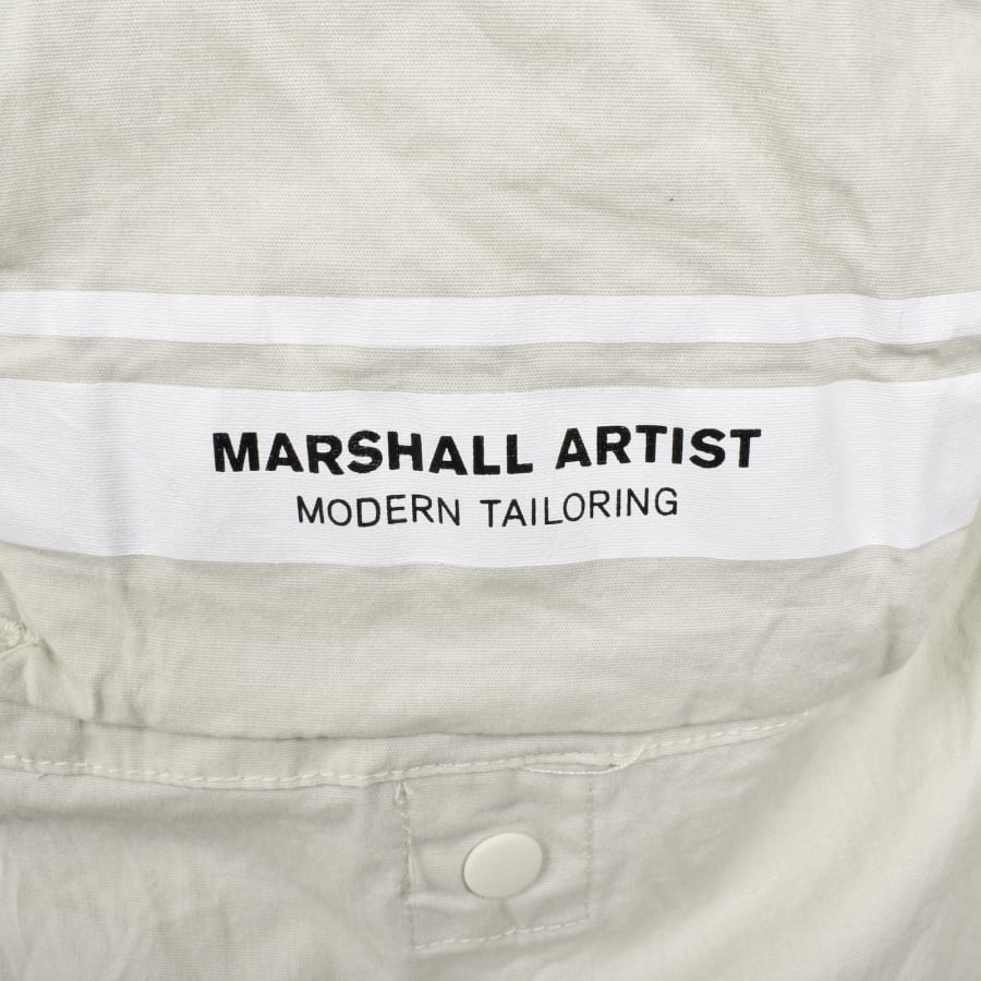 Image number 3 for Marshall Artist Seafield Overshirt Beige
